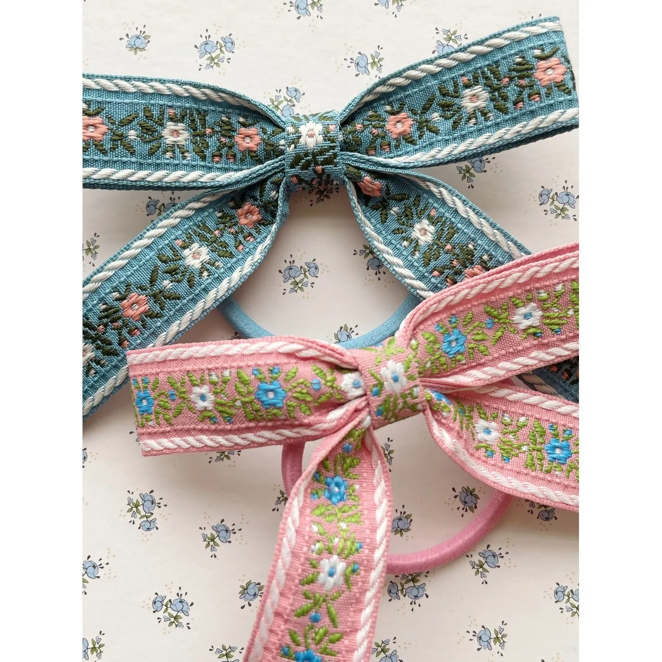 Konges Sl?jd 2-Pack Elastics Bow Sorbet