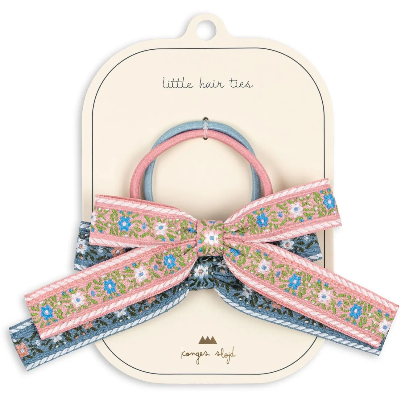 Konges Sl?jd 2-Pack Elastics Bow Sorbet