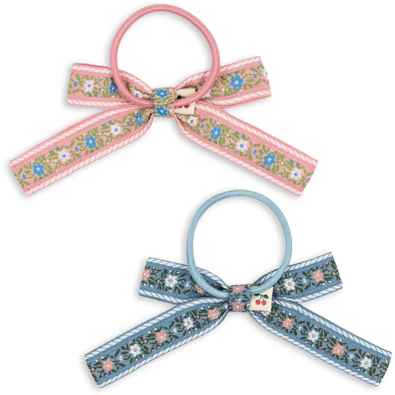 Konges Sl?jd 2-Pack Elastics Bow Sorbet