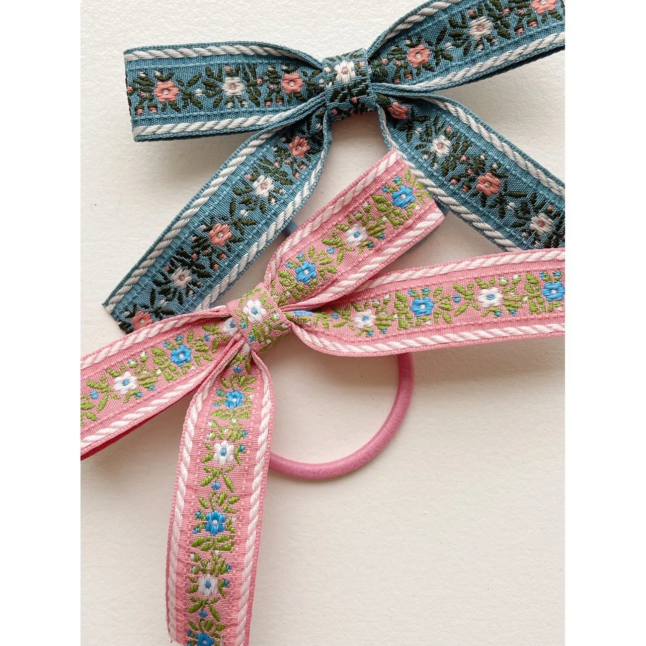 Konges Sl?jd 2-Pack Elastics Bow Sorbet