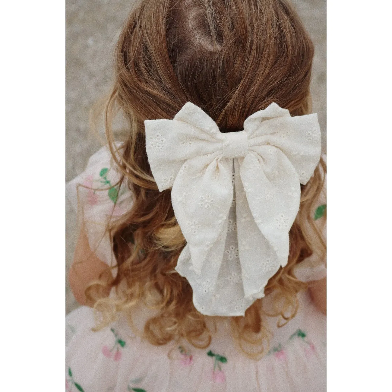 Konges Sljd Bowie Hair Clip Off White