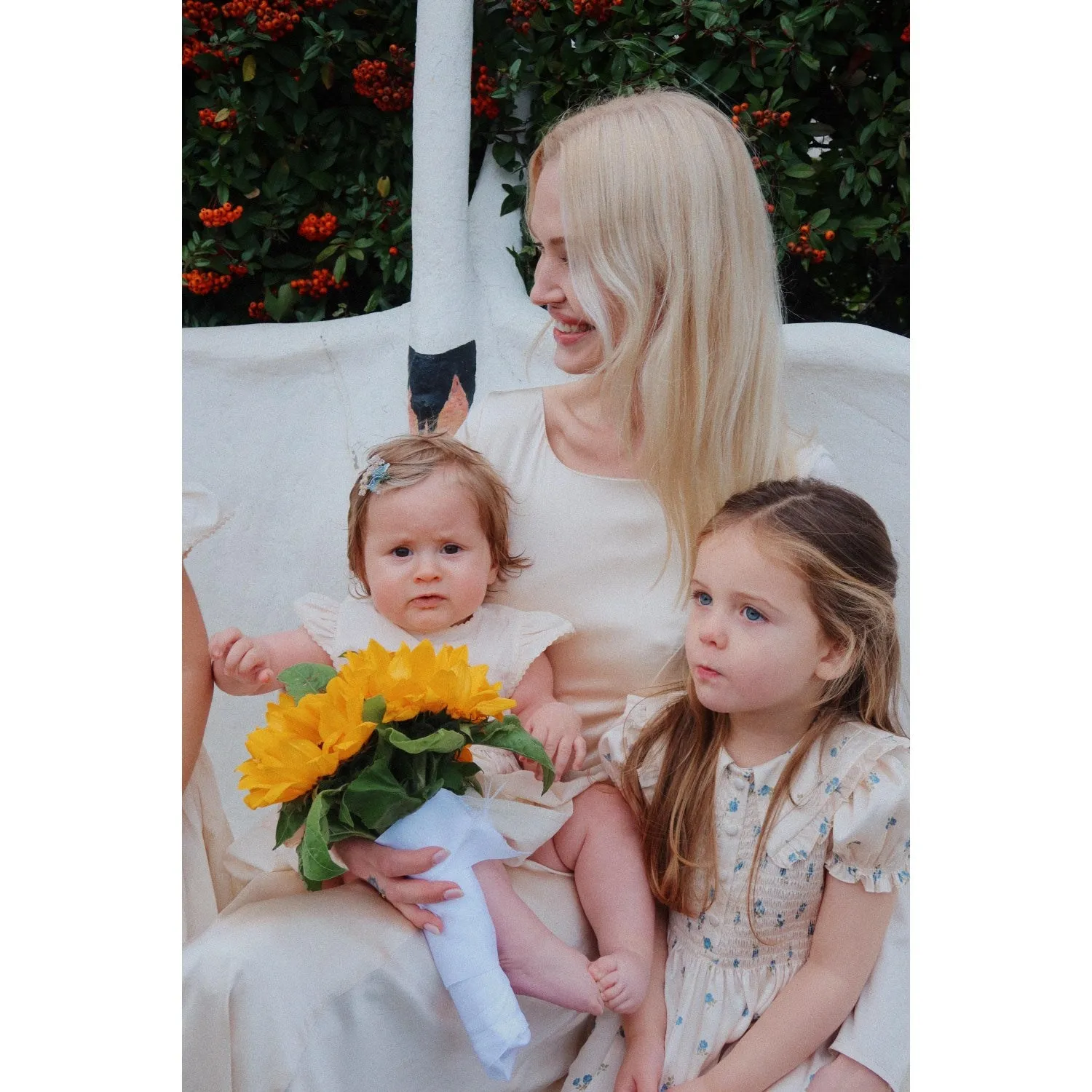 Konges Sl?jd Buttercream Celebration 2 Pack Bouquet Hair Clip