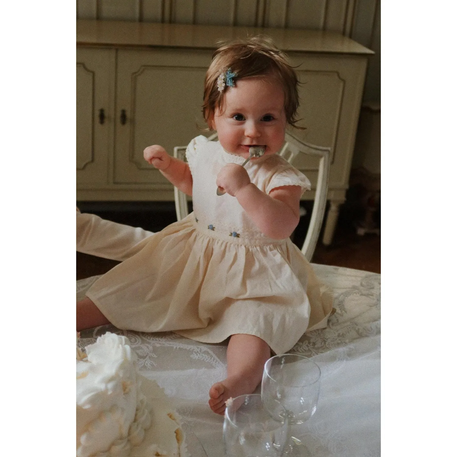 Konges Sl?jd Buttercream Celebration 2 Pack Bouquet Hair Clip