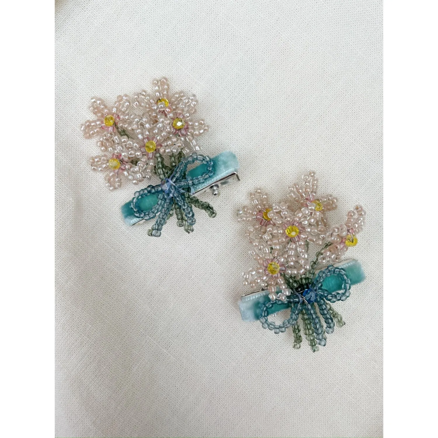Konges Sl?jd Buttercream Celebration 2 Pack Bouquet Hair Clip