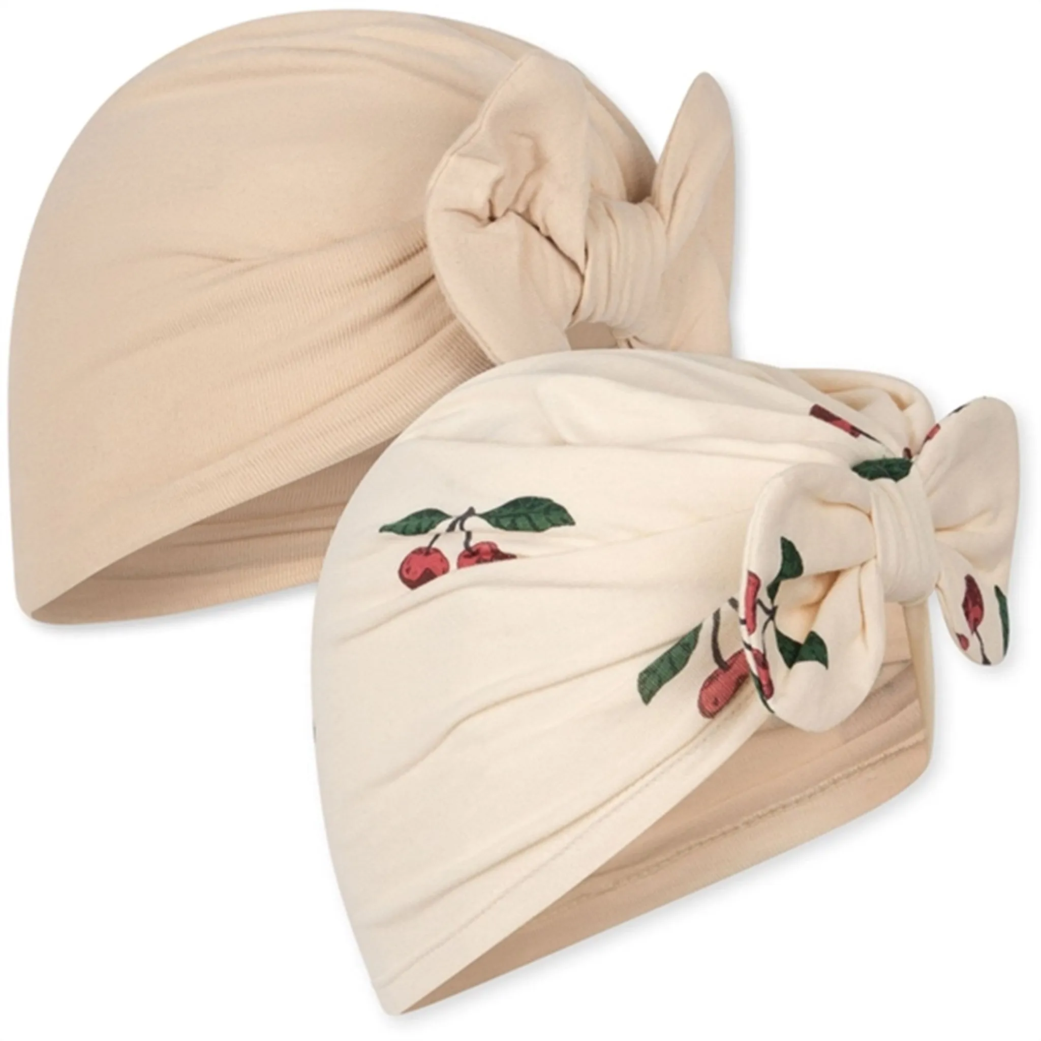 Konges Sljd Ma Grande Cerise/Nouvelle Peach Basic 2-Pack Turban