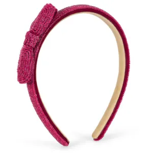 Konges Sl?jd Sangria Pearl Ribbon Hairbrace