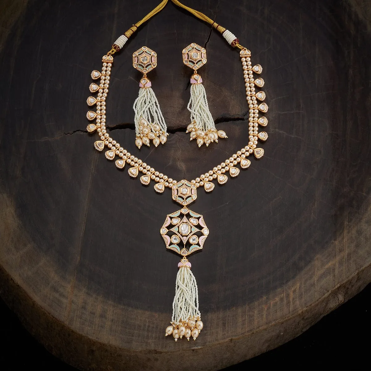 Kundan Necklace 164018