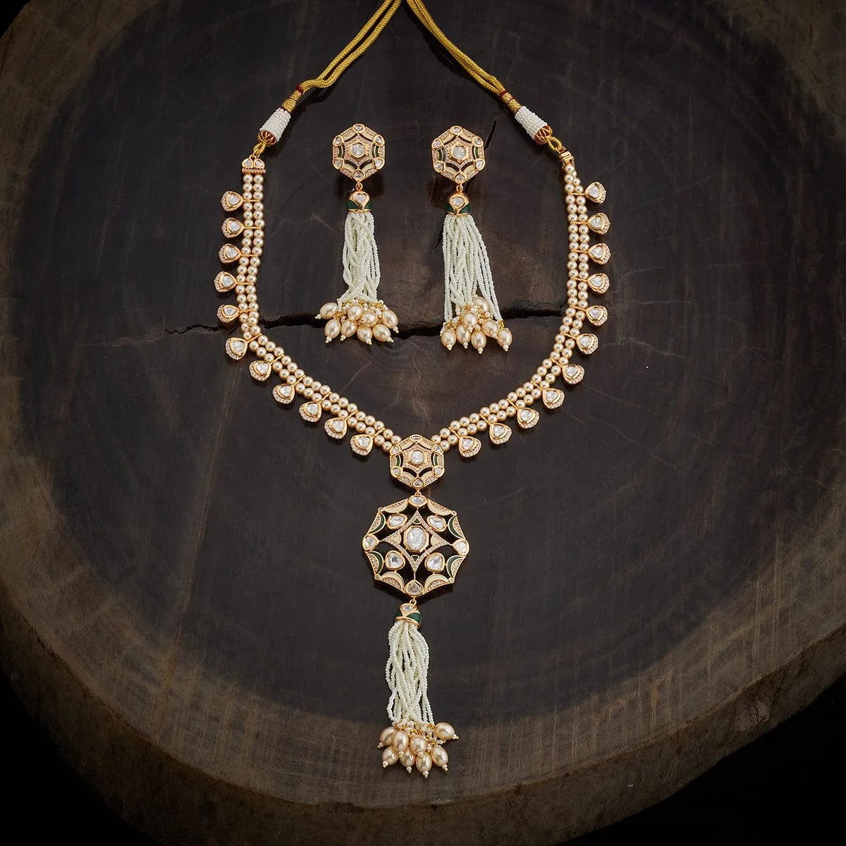 Kundan Necklace 164018