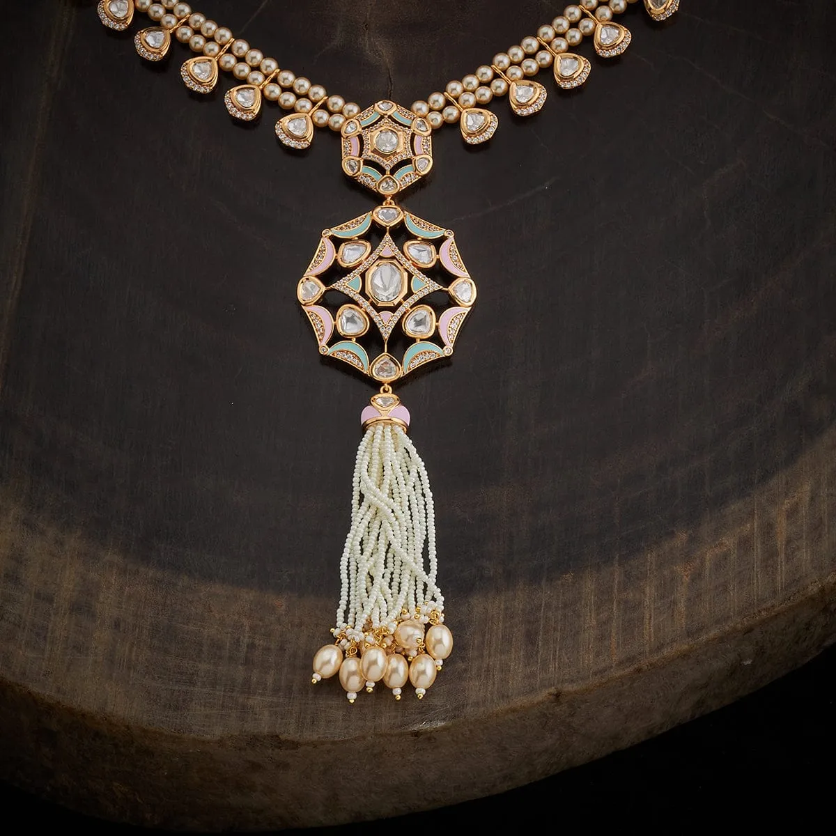 Kundan Necklace 164018