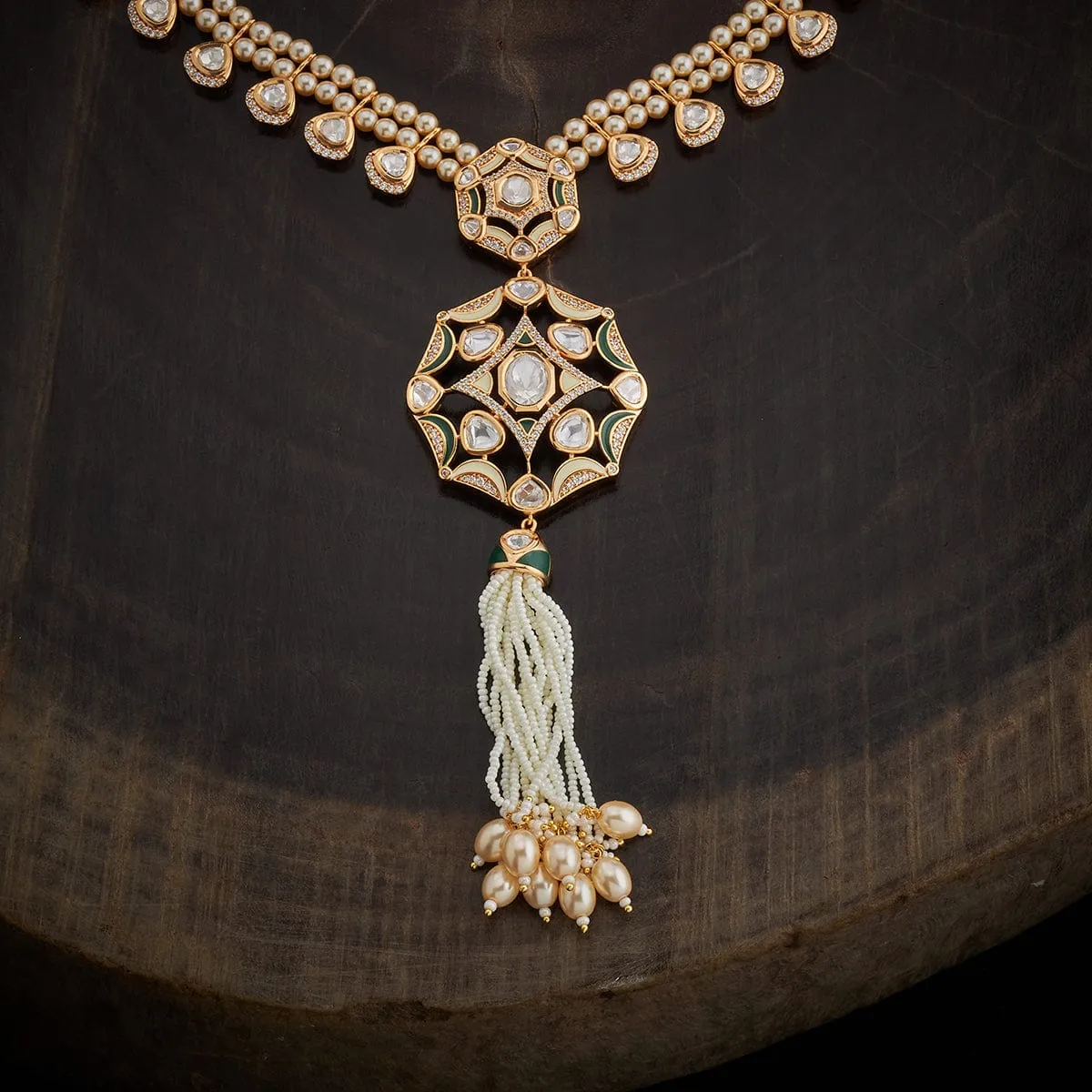 Kundan Necklace 164018