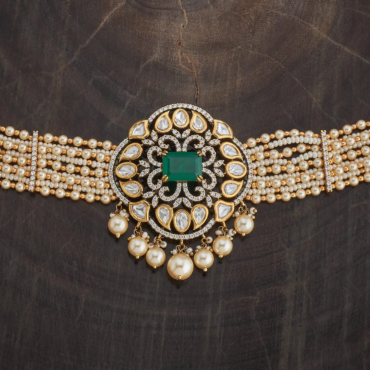 Kundan Necklace 174051