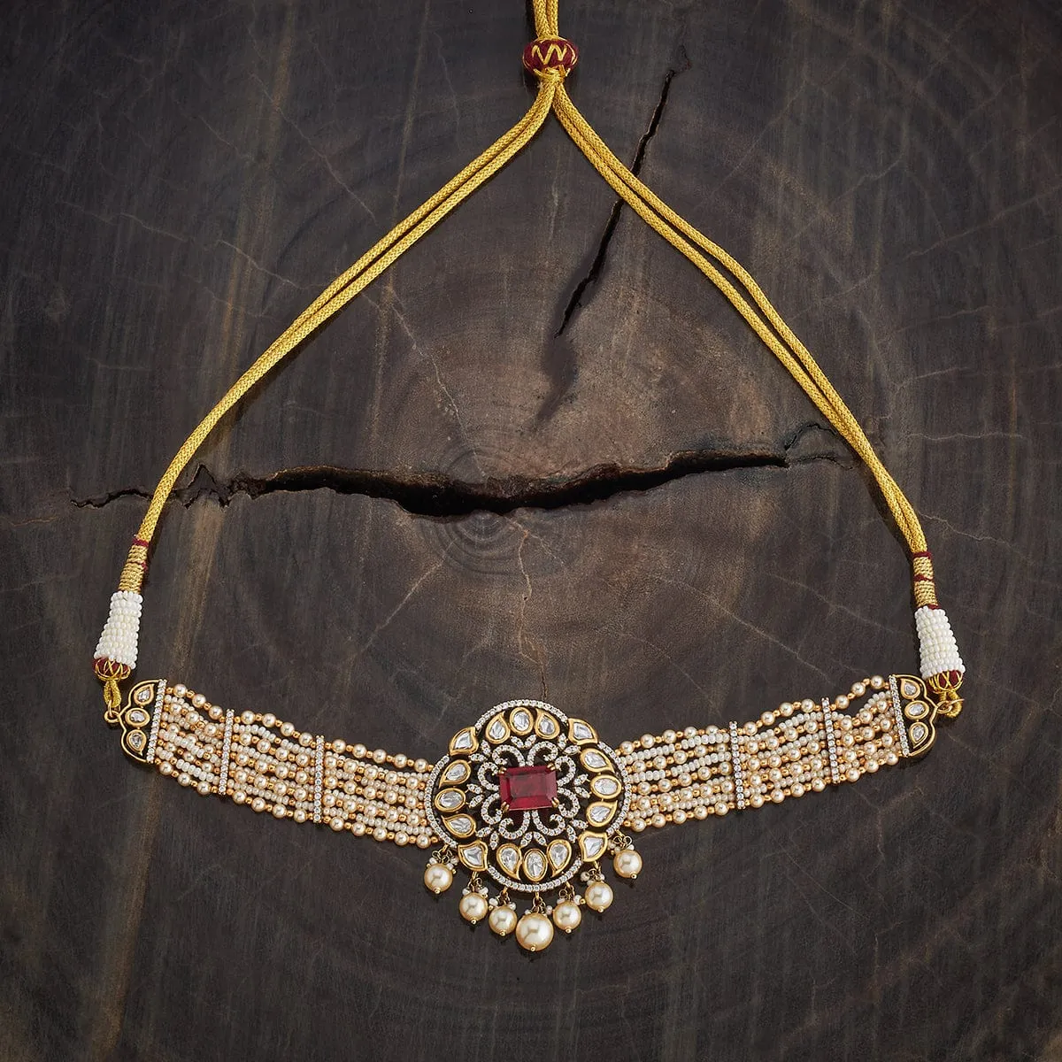 Kundan Necklace 174051