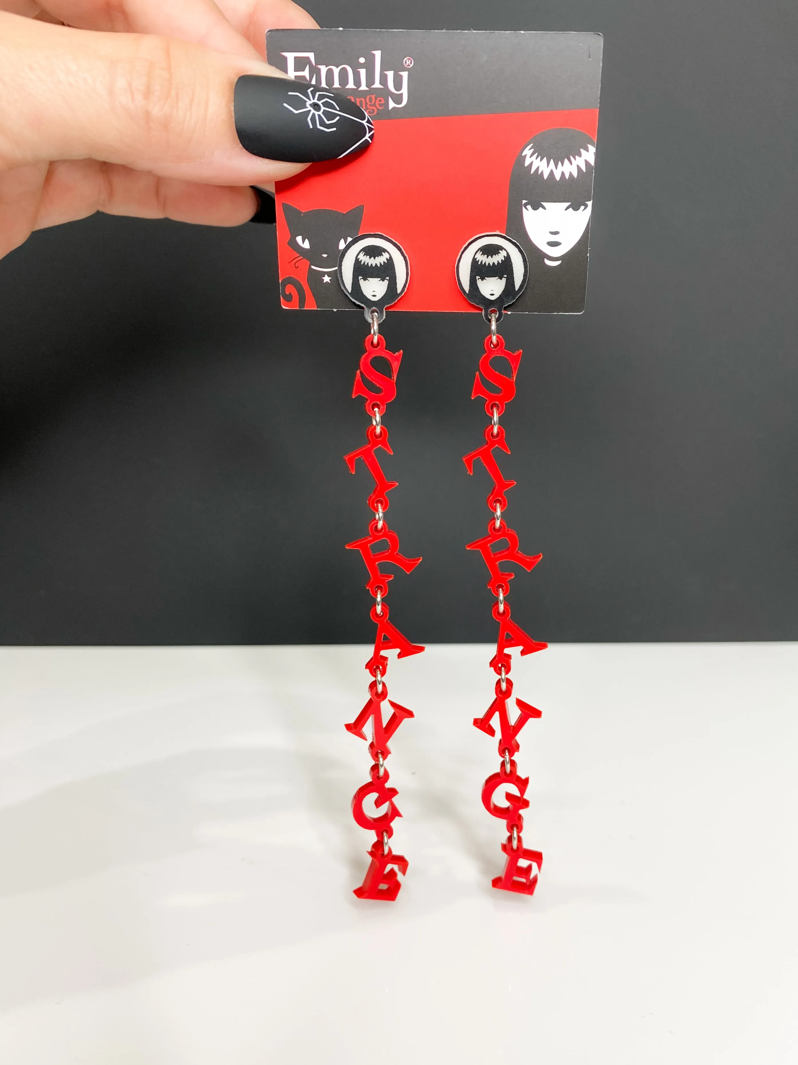 Last Chance! Emily The Strange? Stay Strange Dangle Earrings
