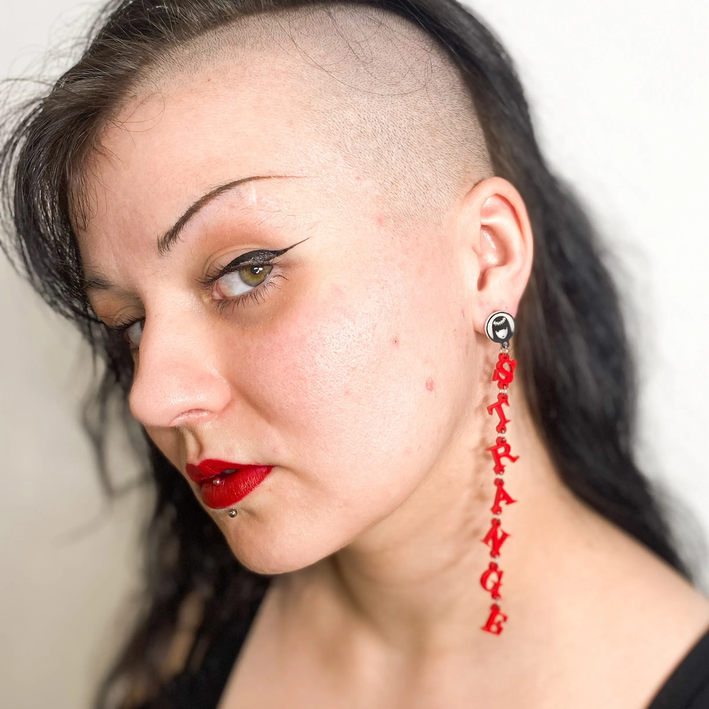 Last Chance! Emily The Strange? Stay Strange Dangle Earrings