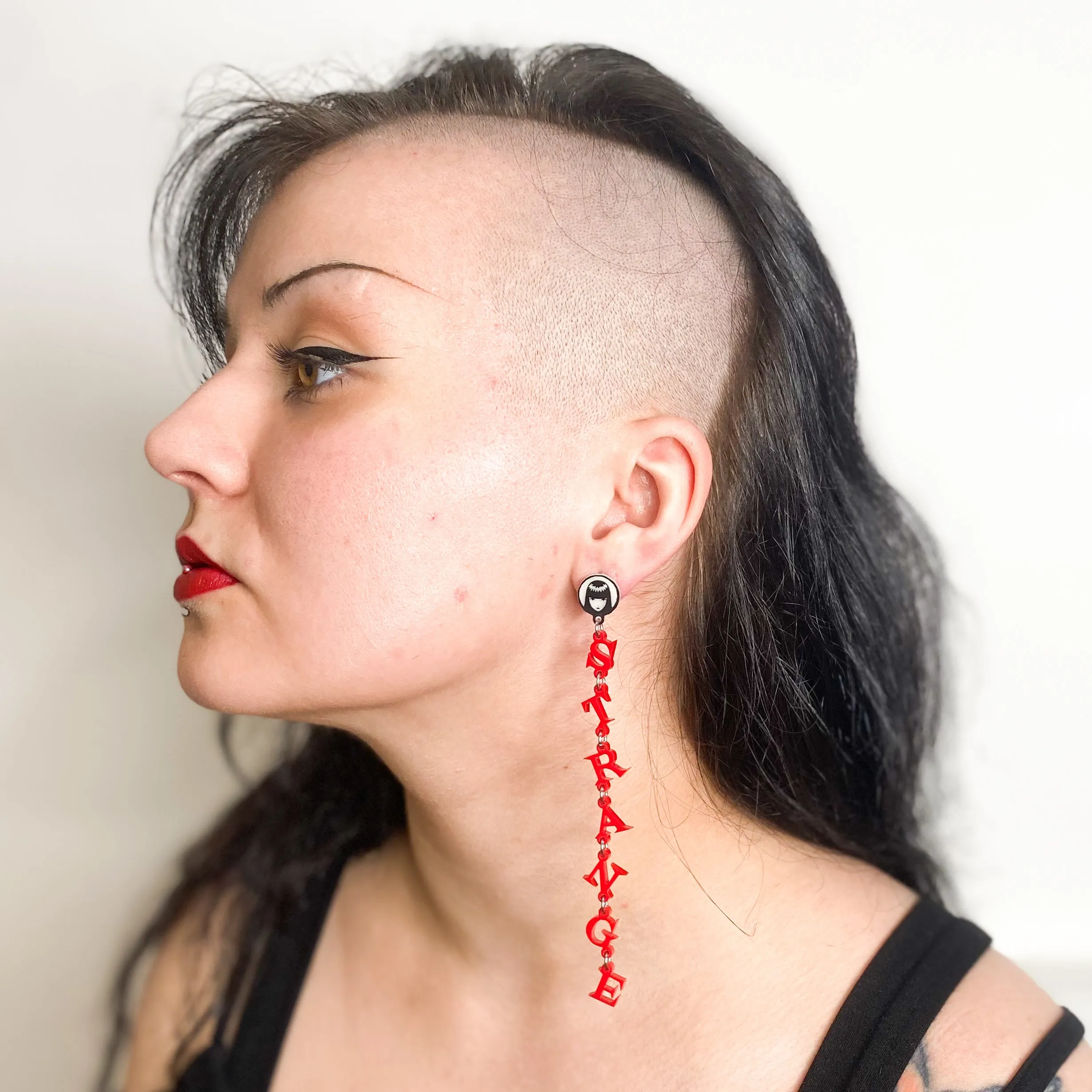 Last Chance! Emily The Strange? Stay Strange Dangle Earrings