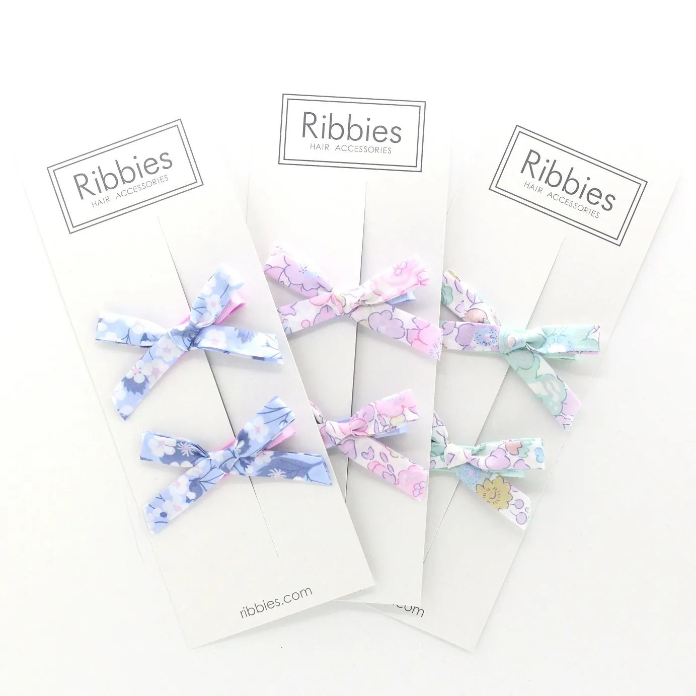 Liberty of London Schoolgirl Bows - Betsy Pastel Pink