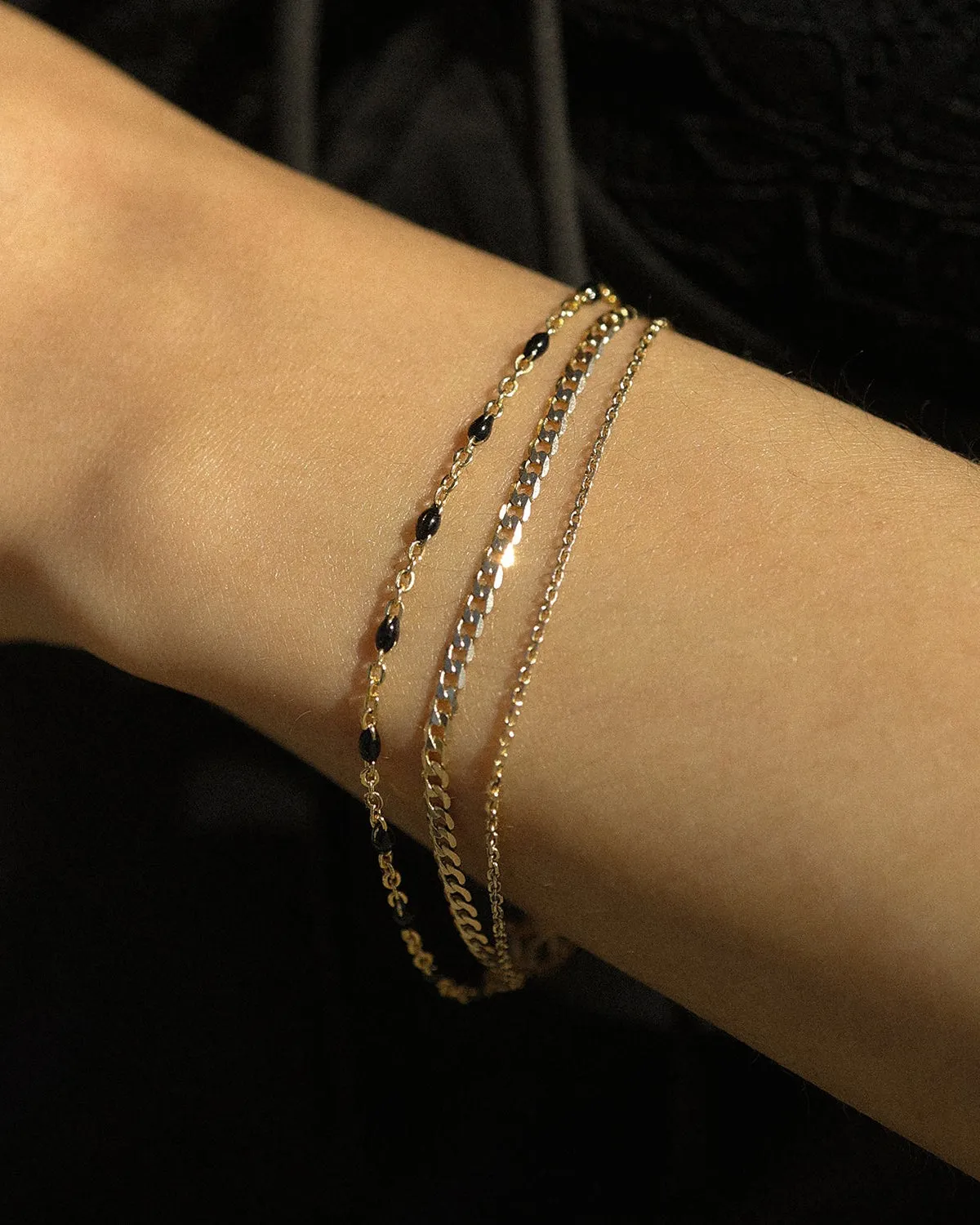 Licorice Candy Chain Bracelet