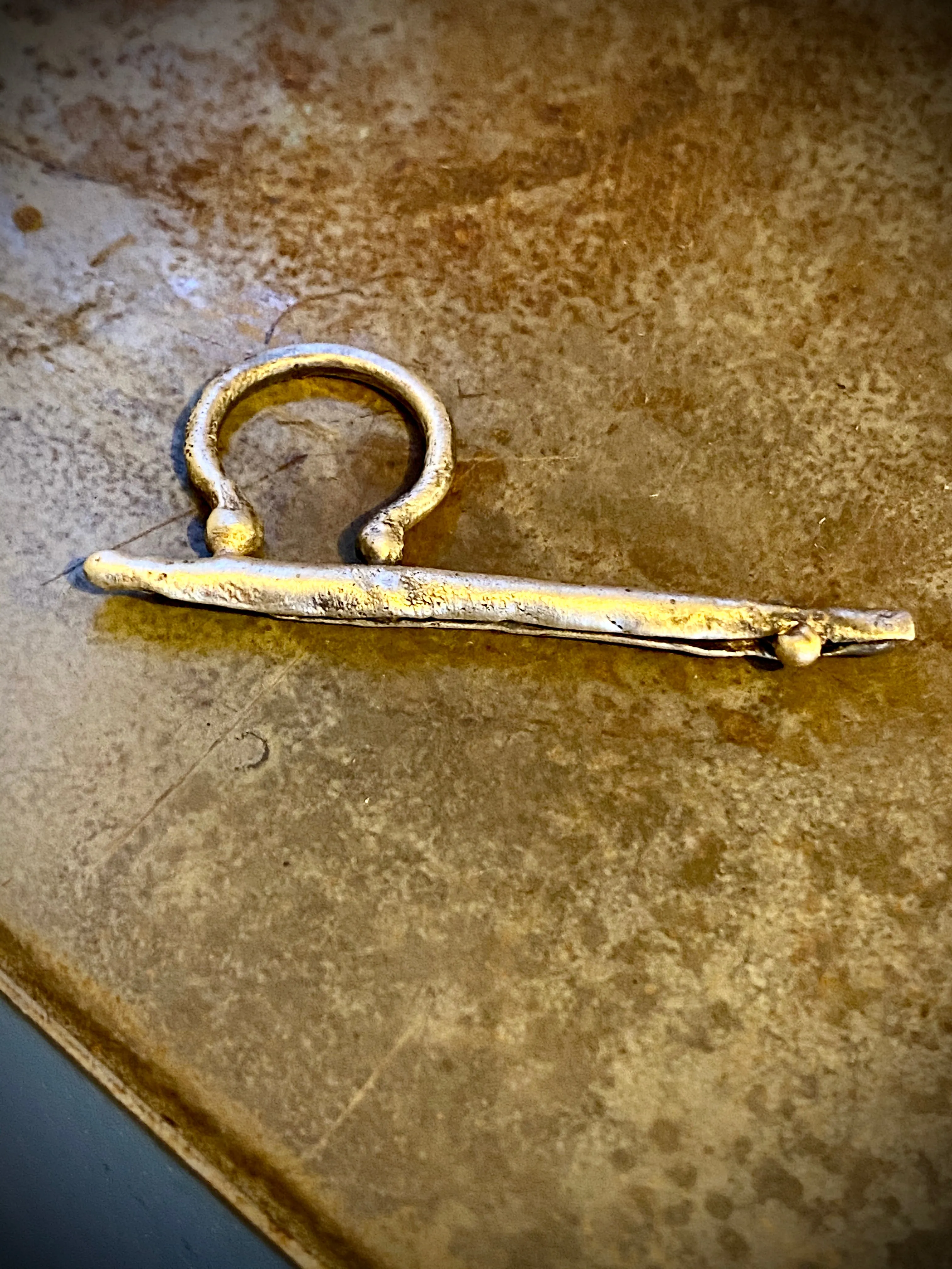 Long Leaf Ring with 14k Highlights