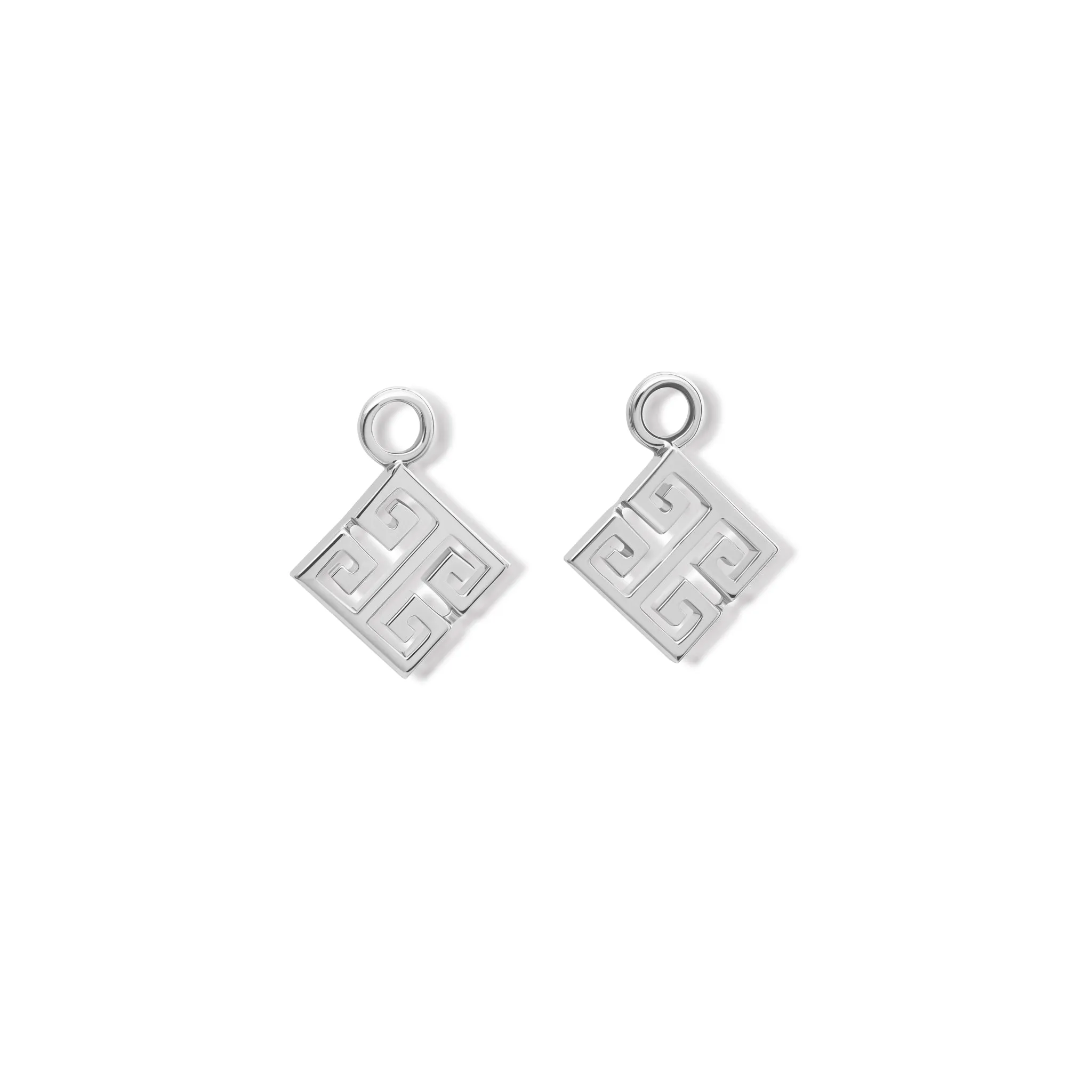 Meandros Earring Drops Silver