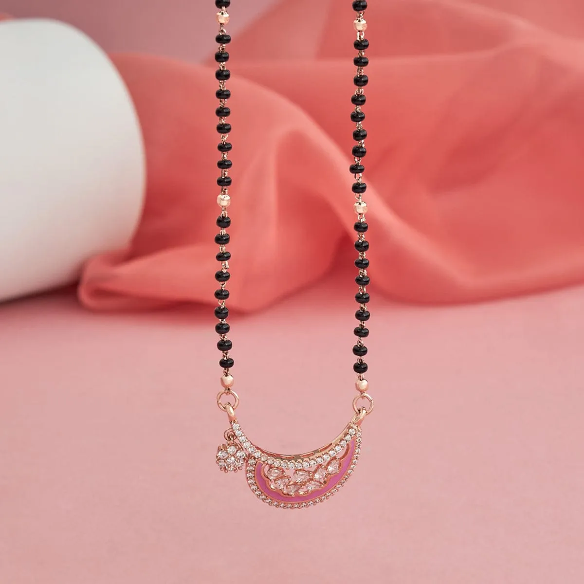 Meenakari Zircon Mangalsutra 169712