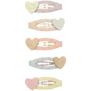 Mimi & Lula 5 Hair Clips - Mini Dreamy Hearts Dreamland