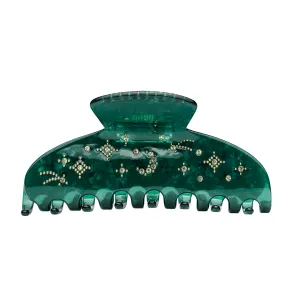 MOON & STARS CLIP TOXIC GREEN