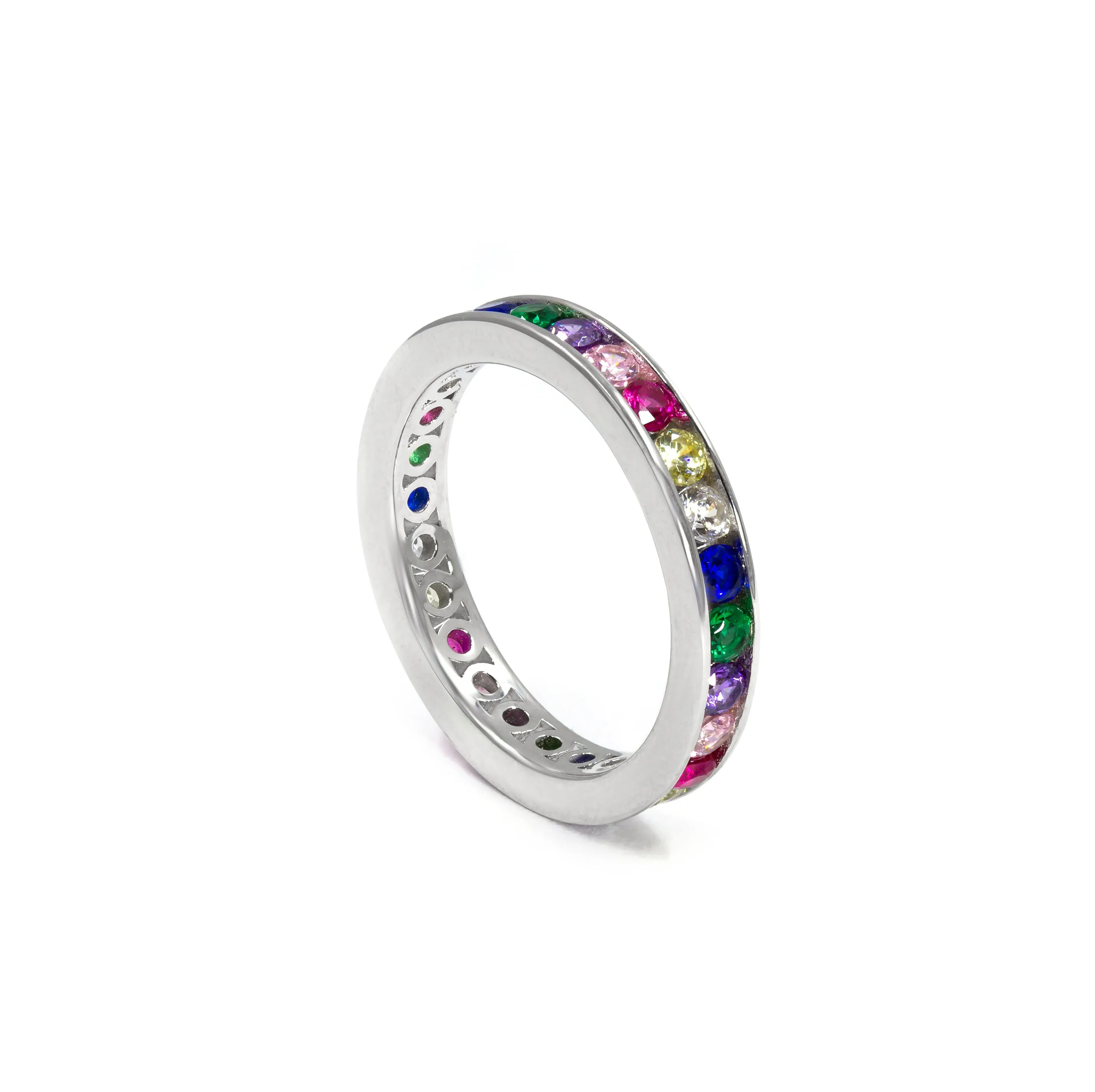 Multi Sapphire Eternity Ring