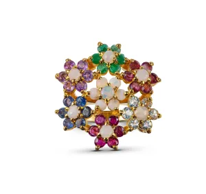 MULTI STONES OF NAURATAN RING