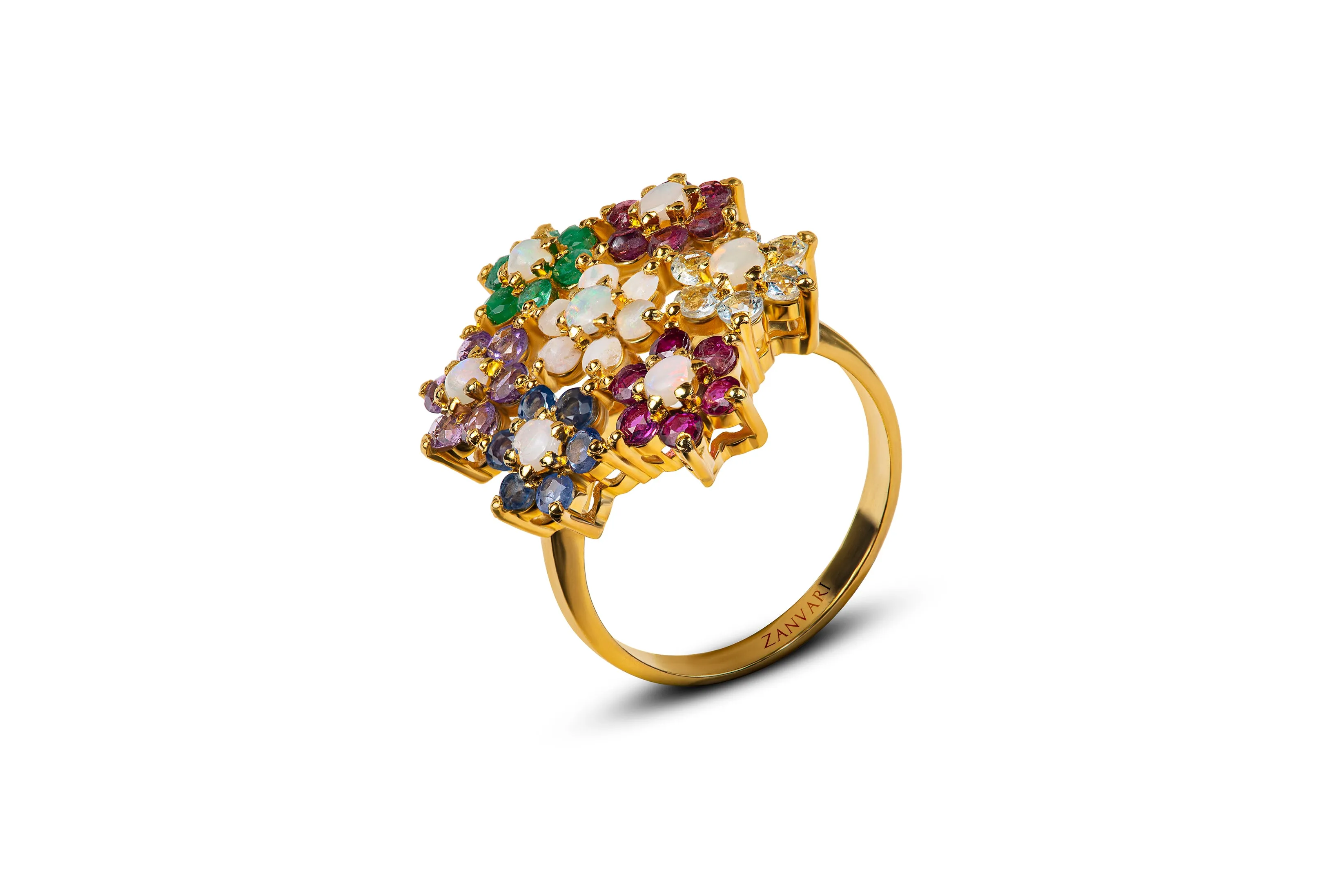 MULTI STONES OF NAURATAN RING