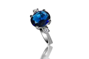 MYSTIC BLUE SAPPHIRE RING