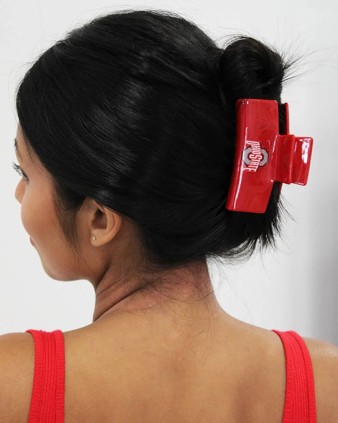 Ohio State? Eco Scarlet Logo - Logo Claw Clip