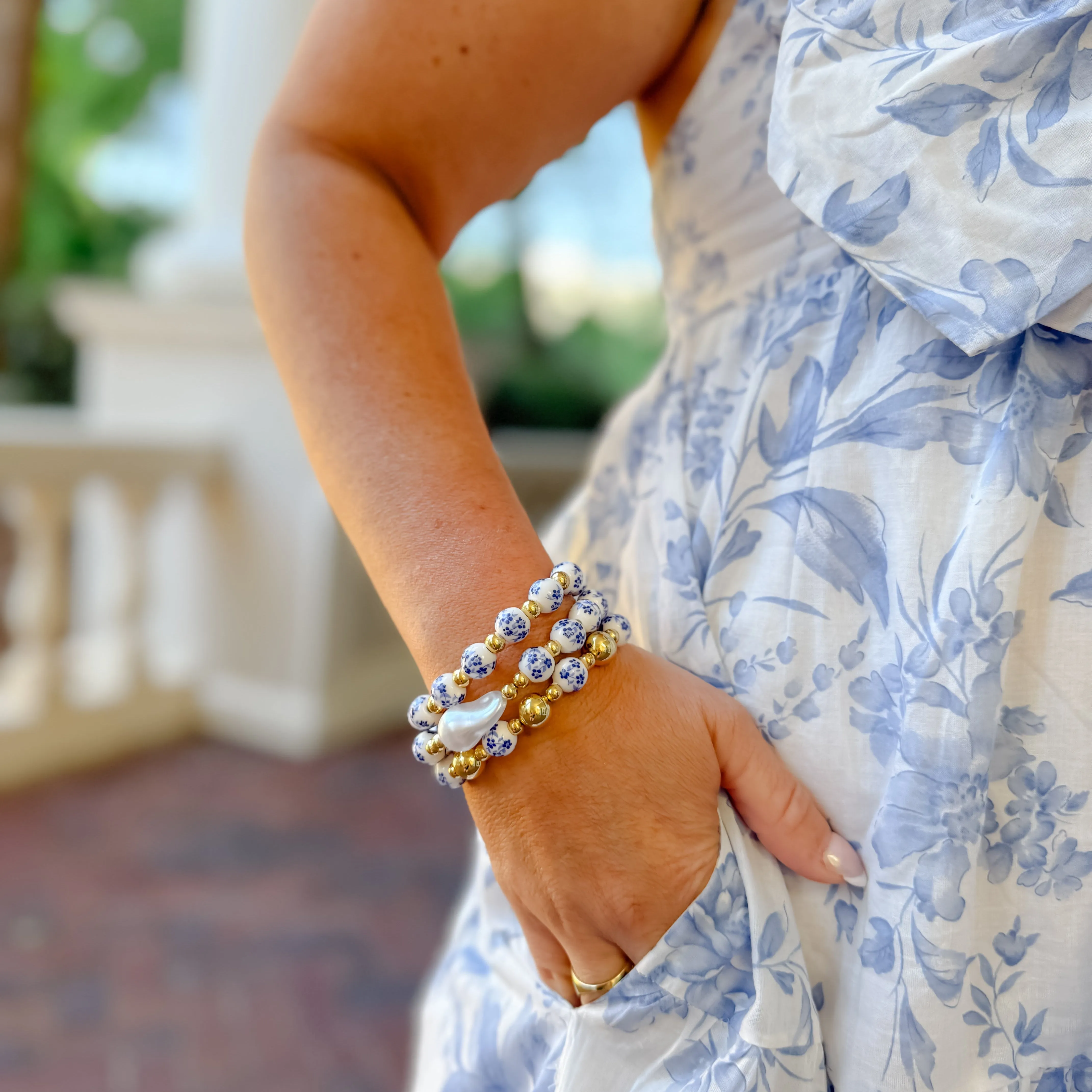 Old Fashioned Beaded Bracelet Set