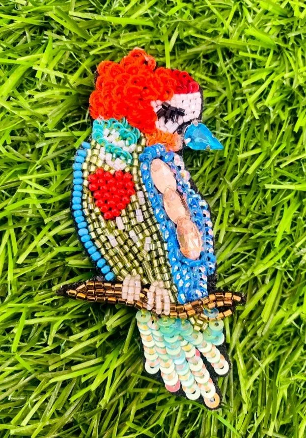 Parrot Brooch