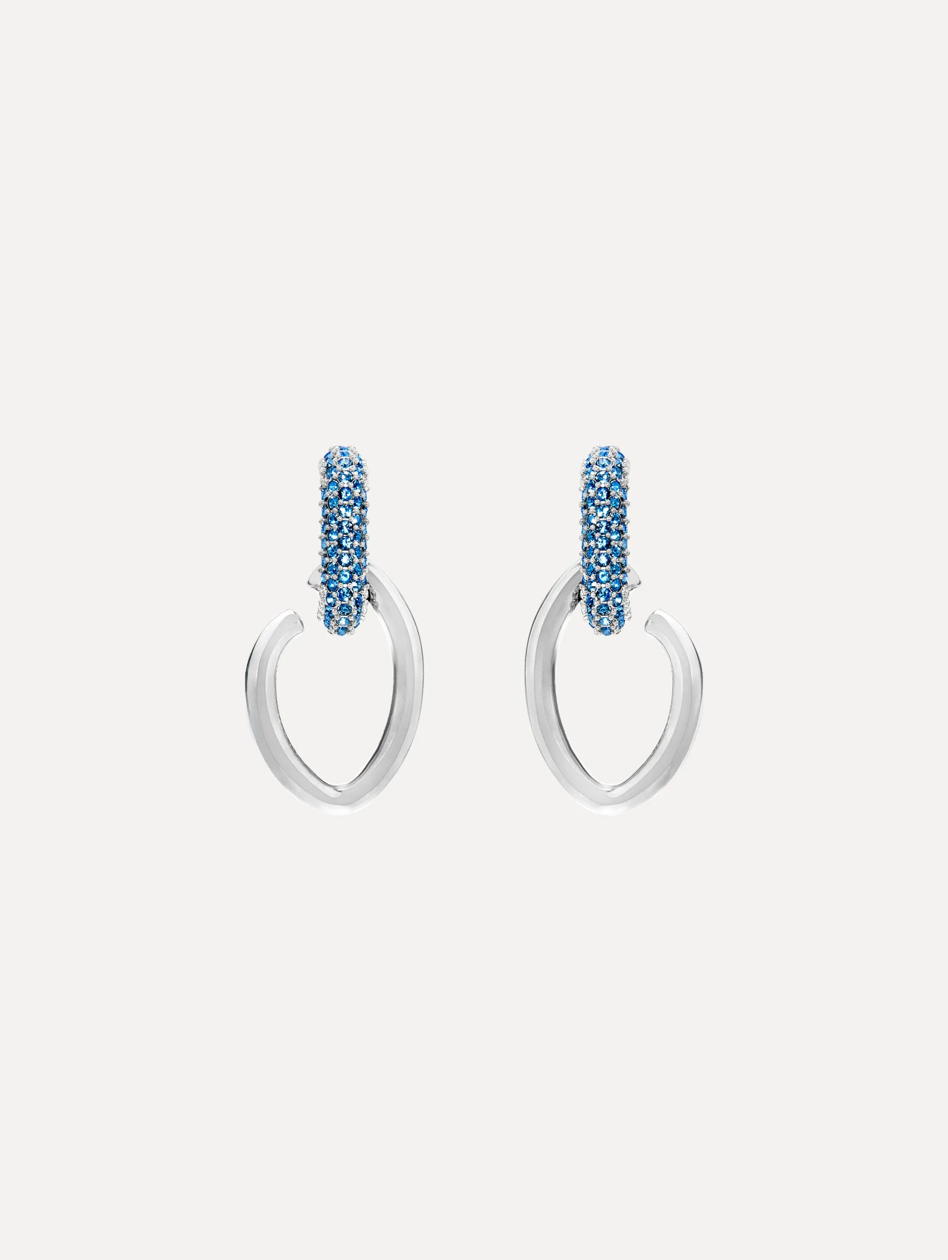 Pav?? O Drop Earrings