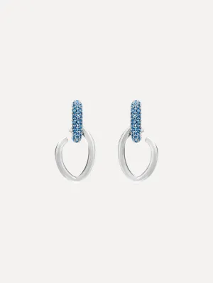 Pav?? O Drop Earrings