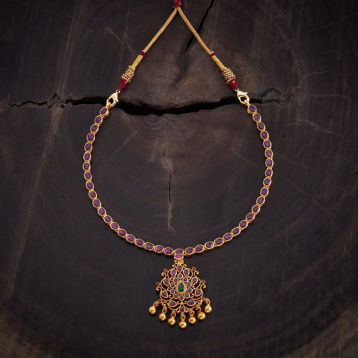 Reversible 92.5 Silver Temple Necklace 165734