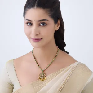 Reversible 92.5 Silver Temple Necklace 165734