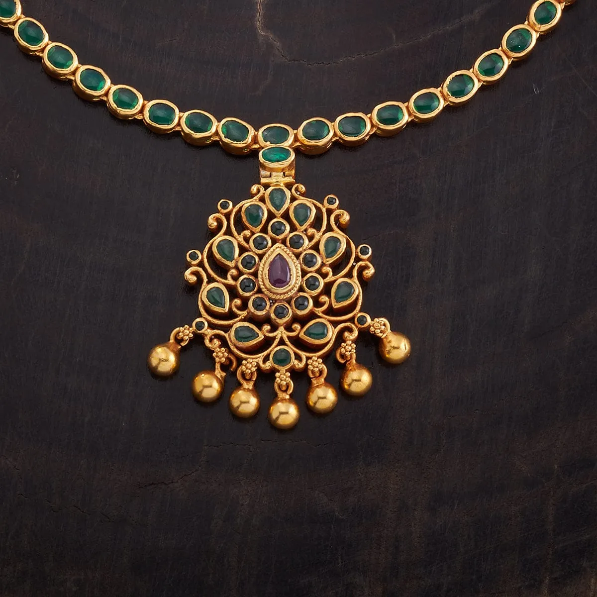 Reversible 92.5 Silver Temple Necklace 165734