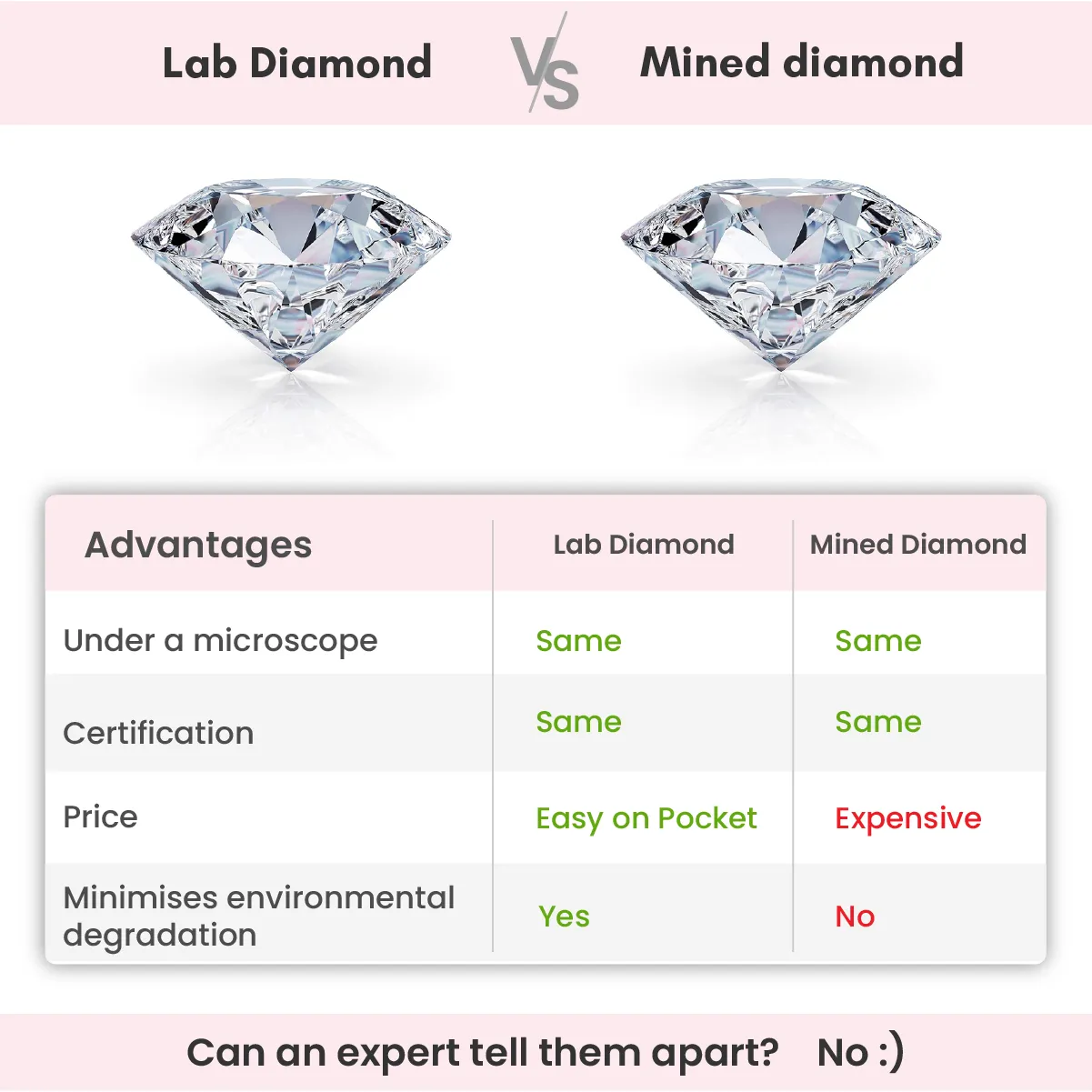 Rose Gold Dazzle Duo Diamond Earrings