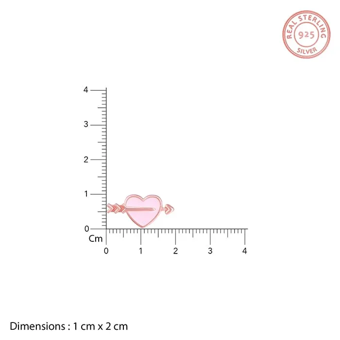 Rose Gold Romantic Rapture Stud Earrings