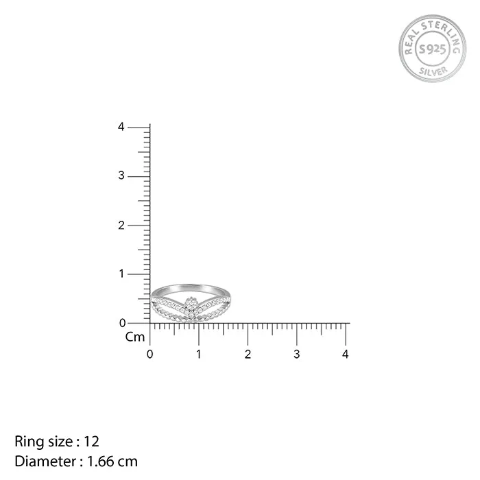 Silver Be My Queen Ring