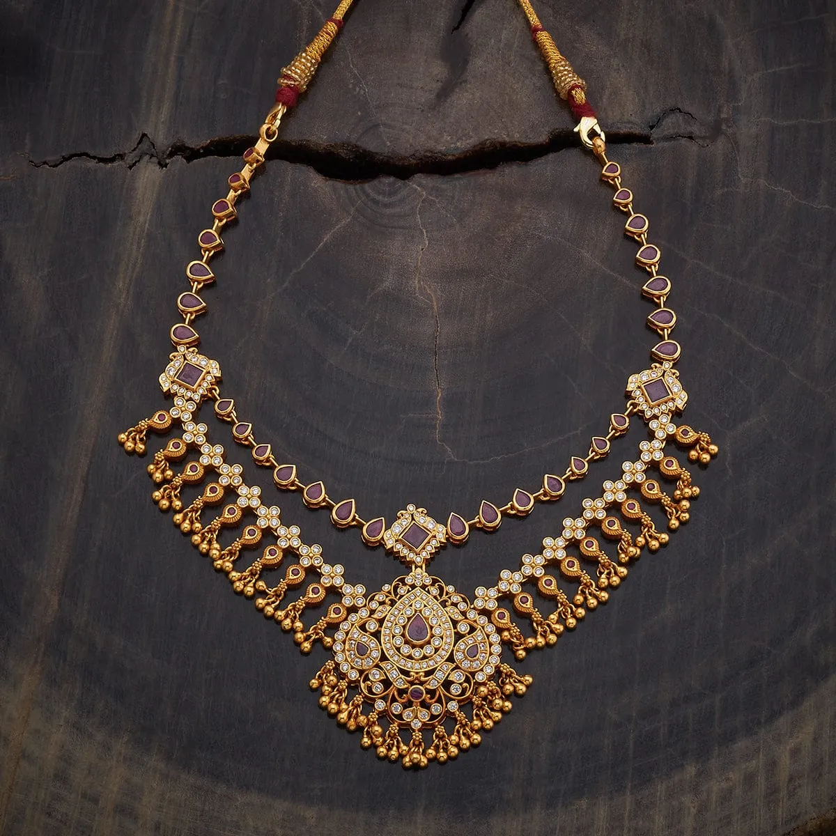Silver Temple Necklace 177318