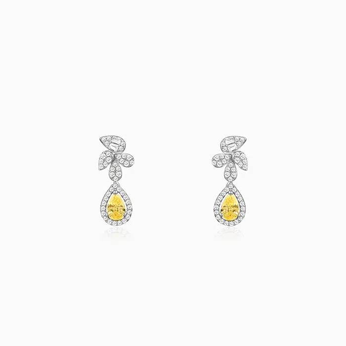 Silver The Fleur Earrings