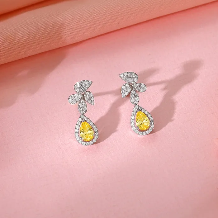 Silver The Fleur Earrings