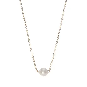 Single Pearl 14K Gold Start-Her-Necklace