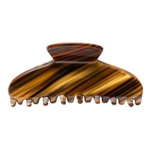 STRIPE CLIP BROWN