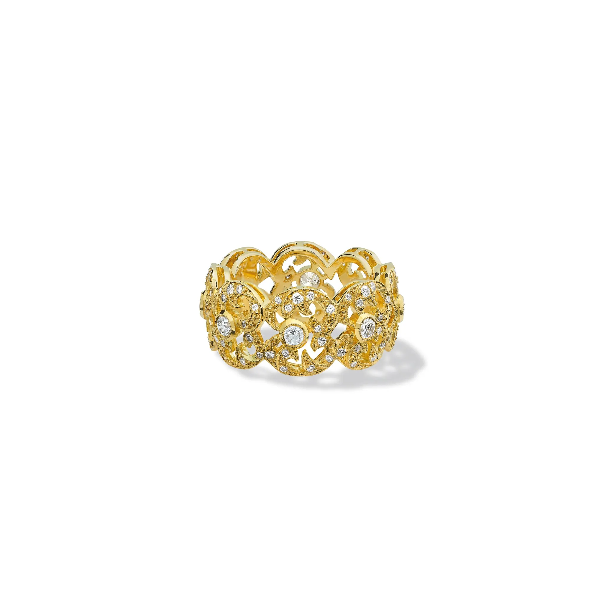 Topkapi Two Ring 18ct Yellow Gold - Diamond