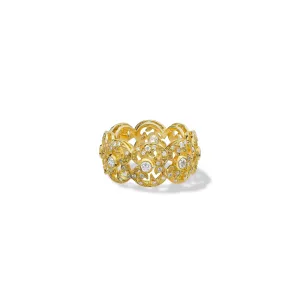 Topkapi Two Ring 18ct Yellow Gold - Diamond
