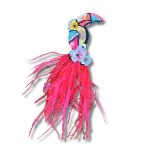 Tucan Multicolored Chirp Brooch